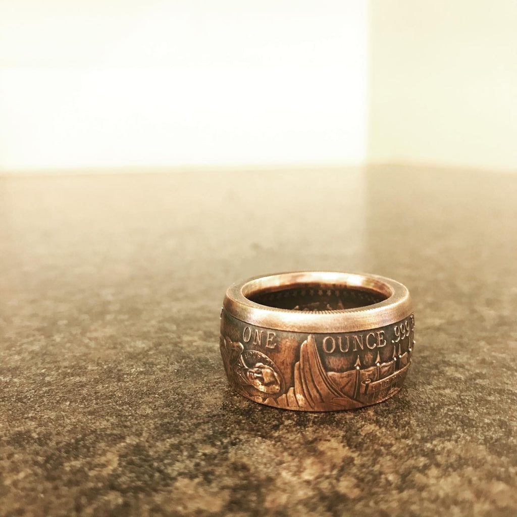 Remember the Alamo copper ring.