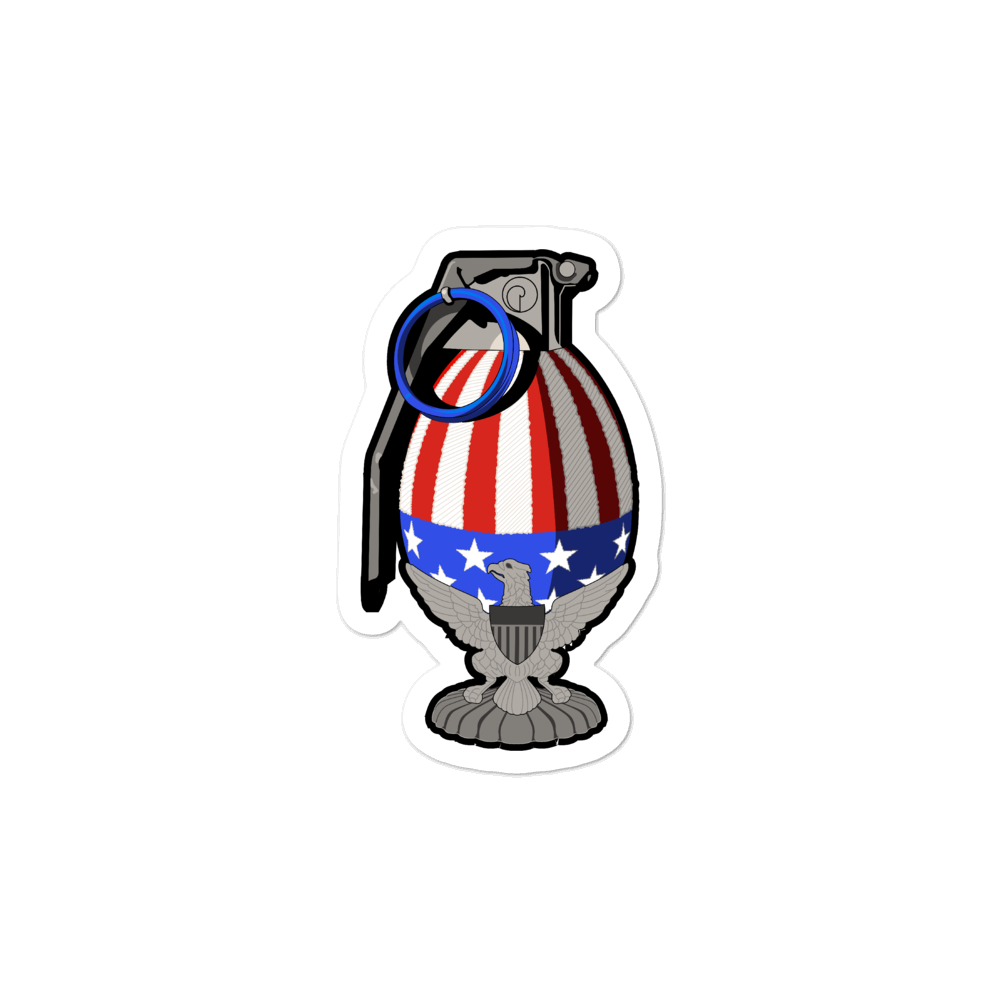 Merica frag Bubble-free stickers